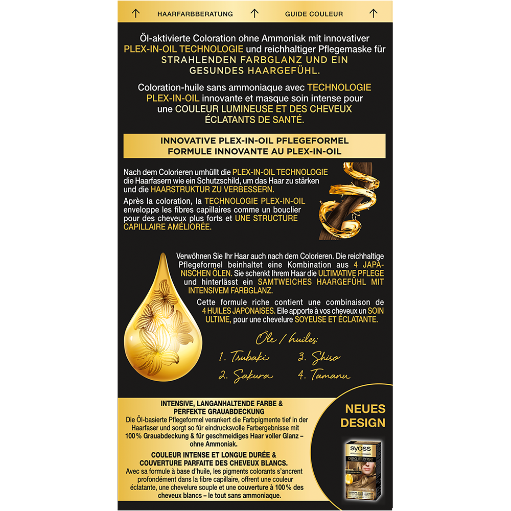 Bild: syoss Oleo Intense Permanente Öl-Coloration naturblond
