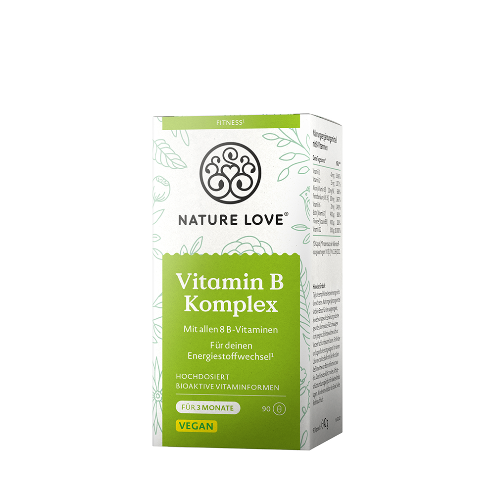 Bild: NATURE LOVE Vitamin B Komplex 