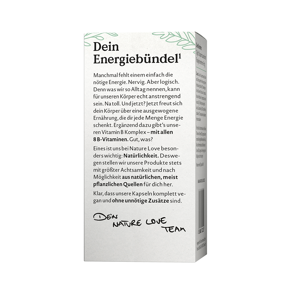 Bild: NATURE LOVE Vitamin B Komplex 