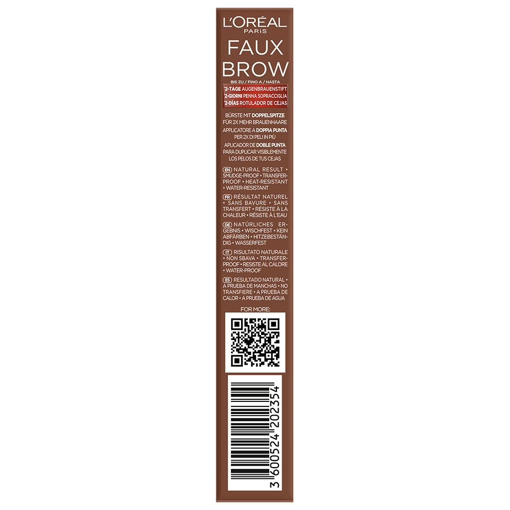 Bild: L'ORÉAL PARIS Infaillible Faux Brow Augenbrauenstift Dark Blonde