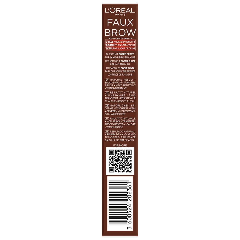 Bild: L'ORÉAL PARIS Infaillible Faux Brow Augenbrauenstift Light Brunette