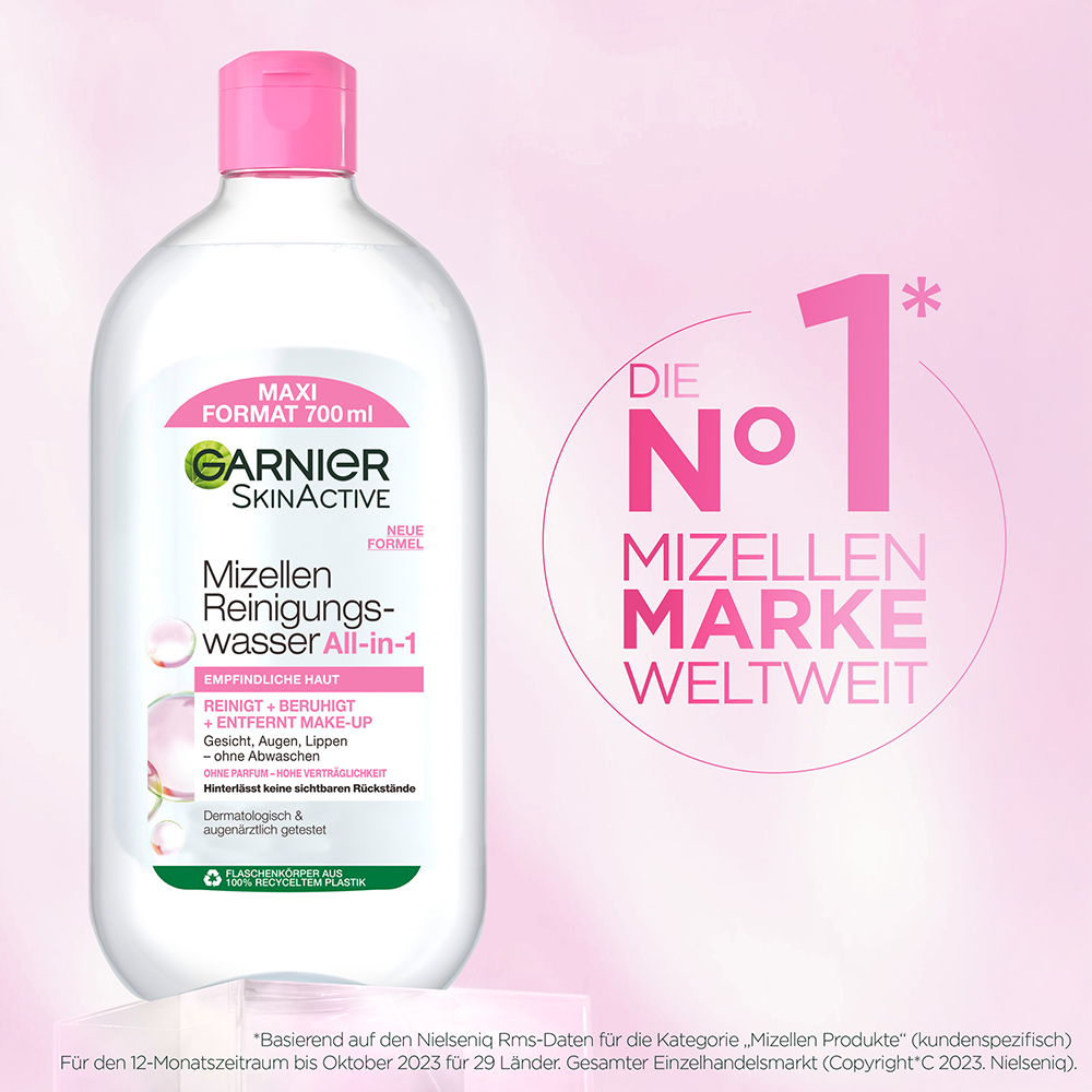 Bild: GARNIER SKIN ACTIVE SkinActive Mizellen Reinigungswasser 