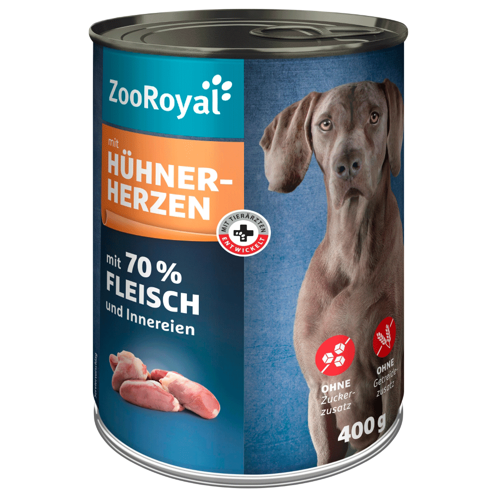 Bild: ZooRoyal Hühnerherzen
