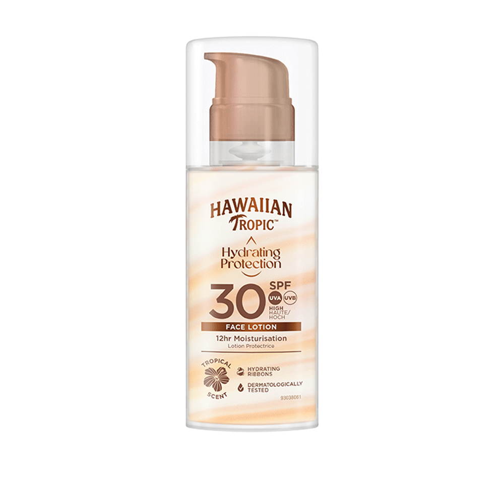 Bild: Hawaiian Tropic Hydrating Protection Face Lotion LSF 30