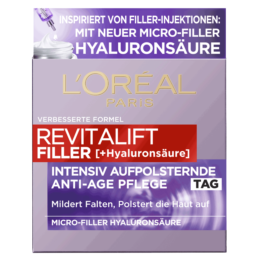 Bild: L'ORÉAL PARIS Revitalift Filler Anti-Age Tagespflege