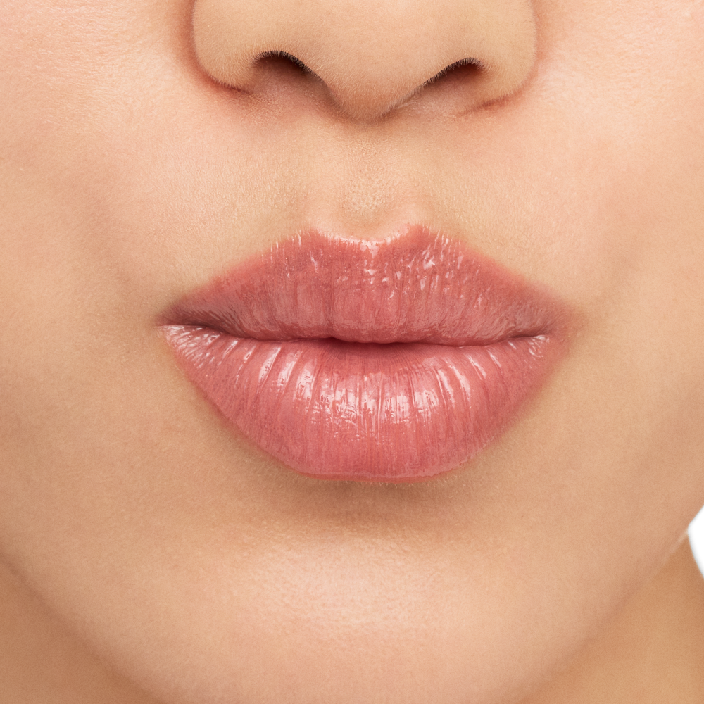 Bild: essence GLOSSY GLAZE high shine lipstick 01