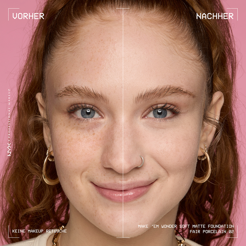 Bild: NYX Professional Make-up Make EM Wonder Foundation Fair Porcelain 2