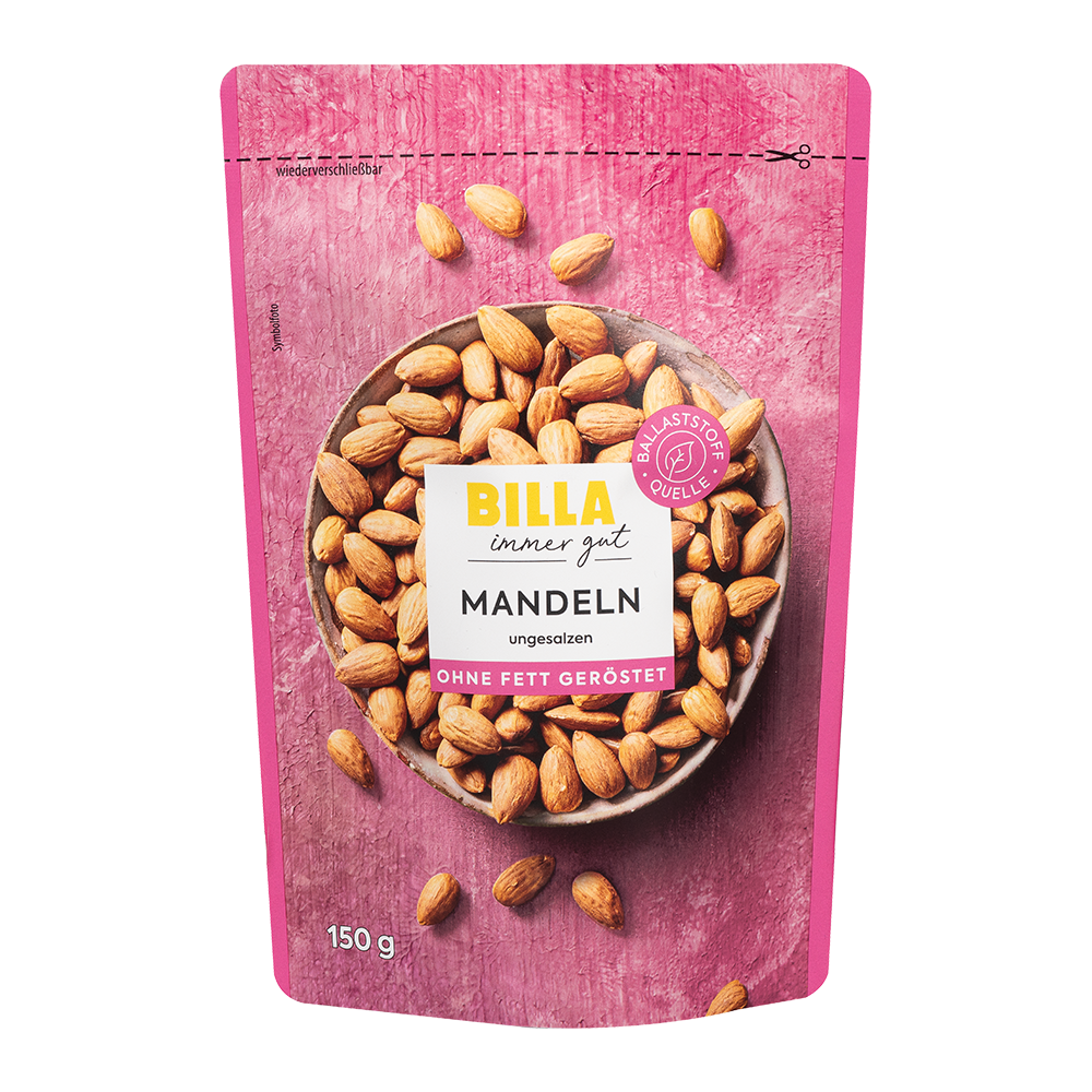 Bild: Billa immer gut Mandeln naturbelassen