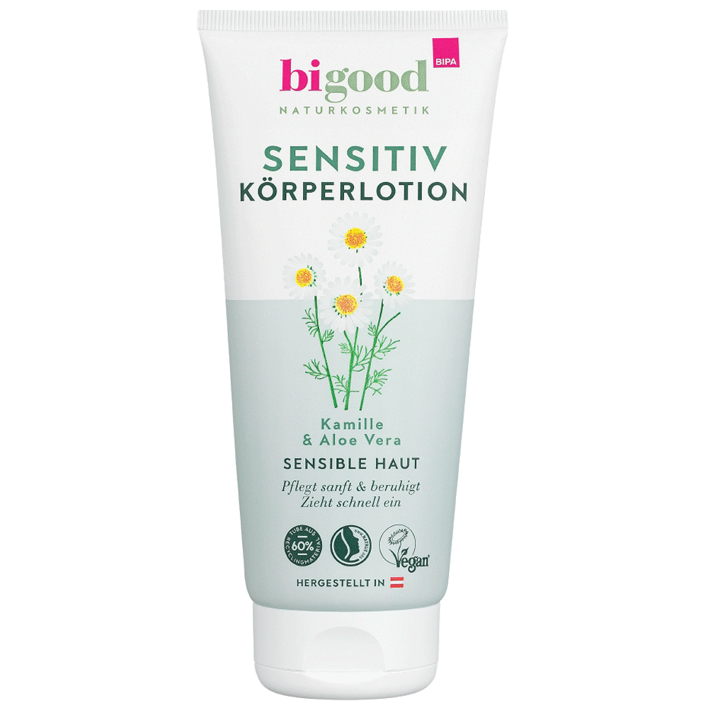 Bild: bi good Sensitiv Körperlotion Kamille & Aloe Vera