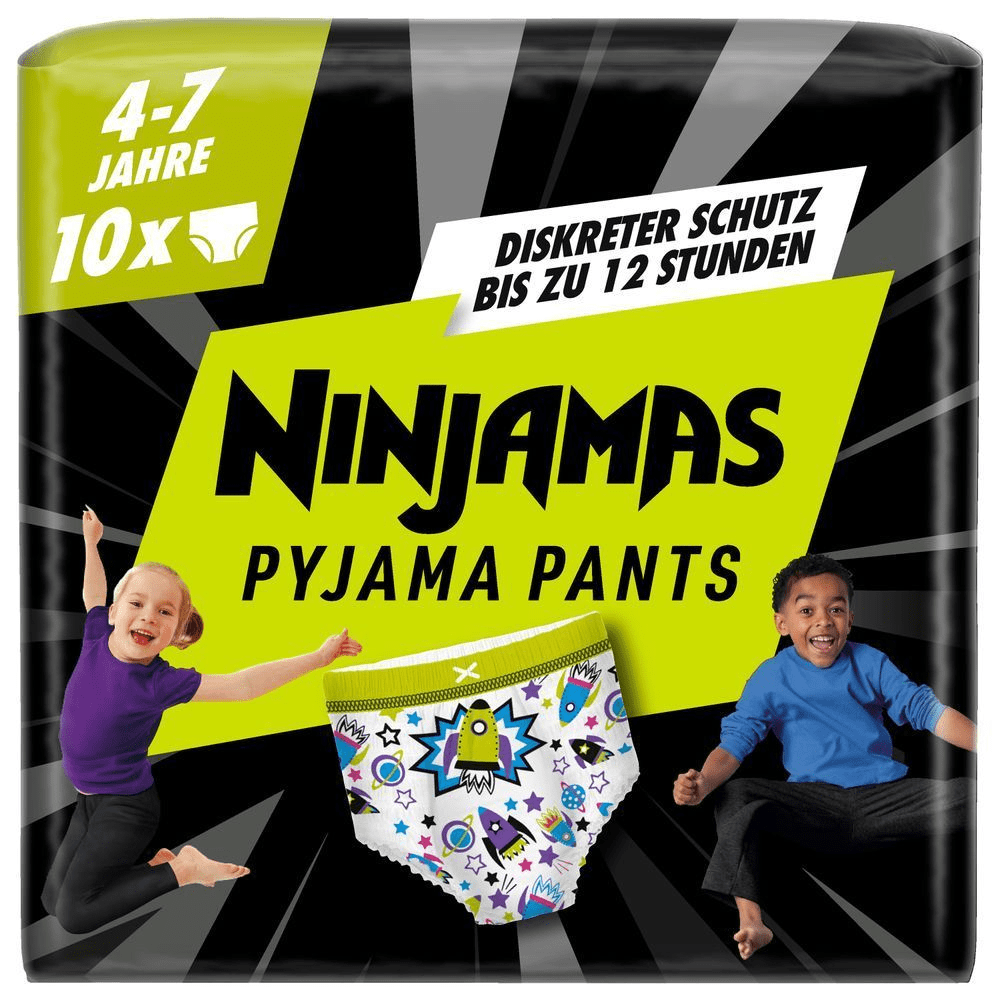 Bild: Ninjamas Pyjama Pants Raumschiff, 7 Jahre, 17kg-30kg