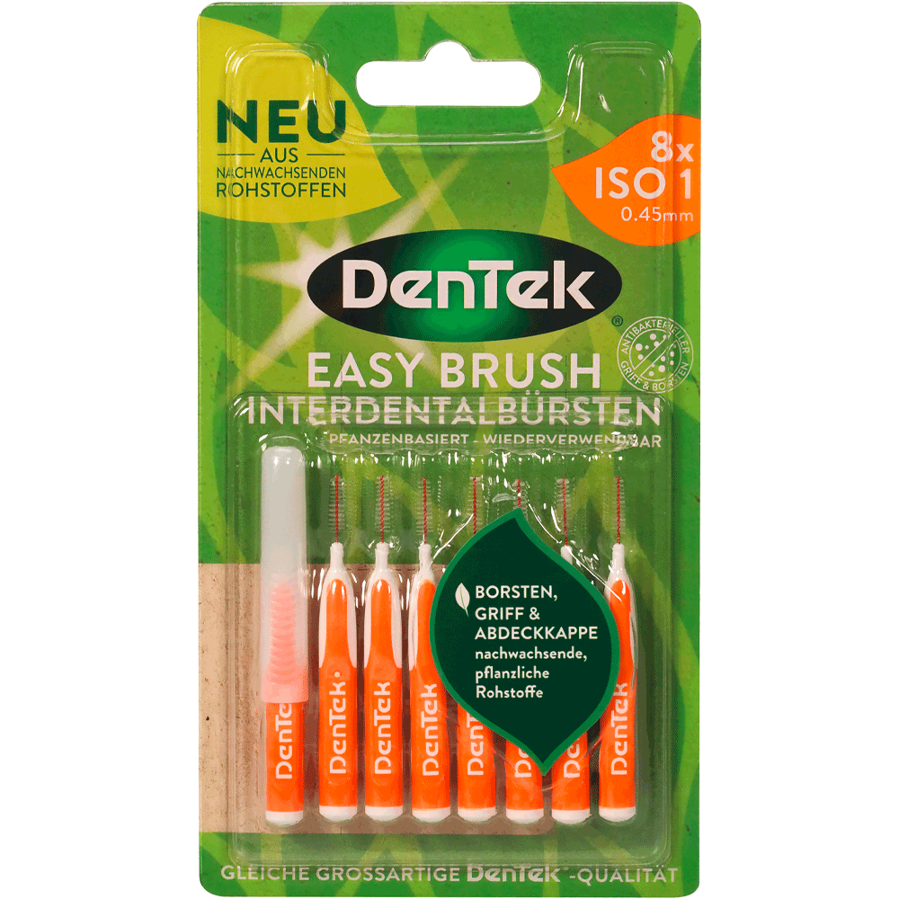 Bild: DenTek Easy Brush Interdentalbürsten ISO 1