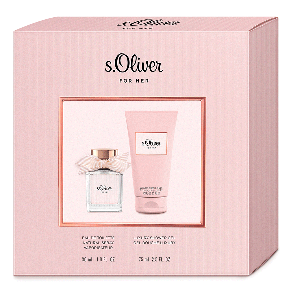 Bild: s.Oliver For Her Geschenkset Eau de Toilette 30 ml + Duschgel 75 ml 
