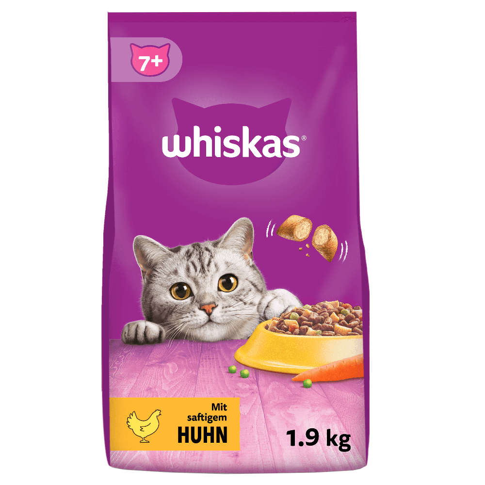 Bild: Whiskas Trockenfutter mit Huhn