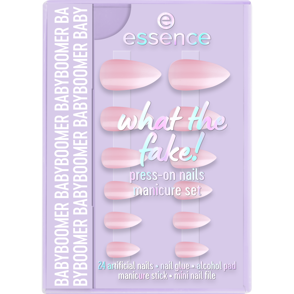 Bild: essence what the fake! PRESS-ON NAILS manicure set BABYBOOMER 03