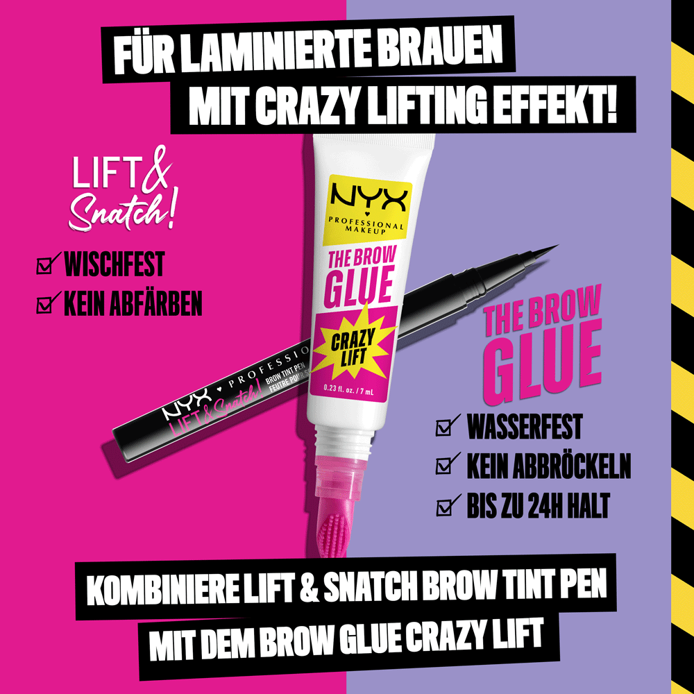 Bild: NYX Professional Make-up The Brow Glue Crazy Lift