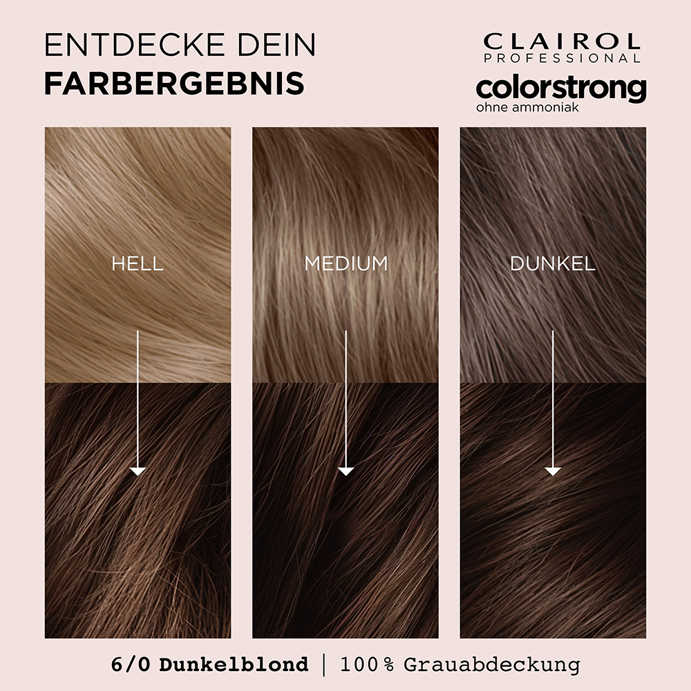Bild: Clairol Professional Colorstrong Permanente Haarfarbe Dunkelblond Dunkelblond