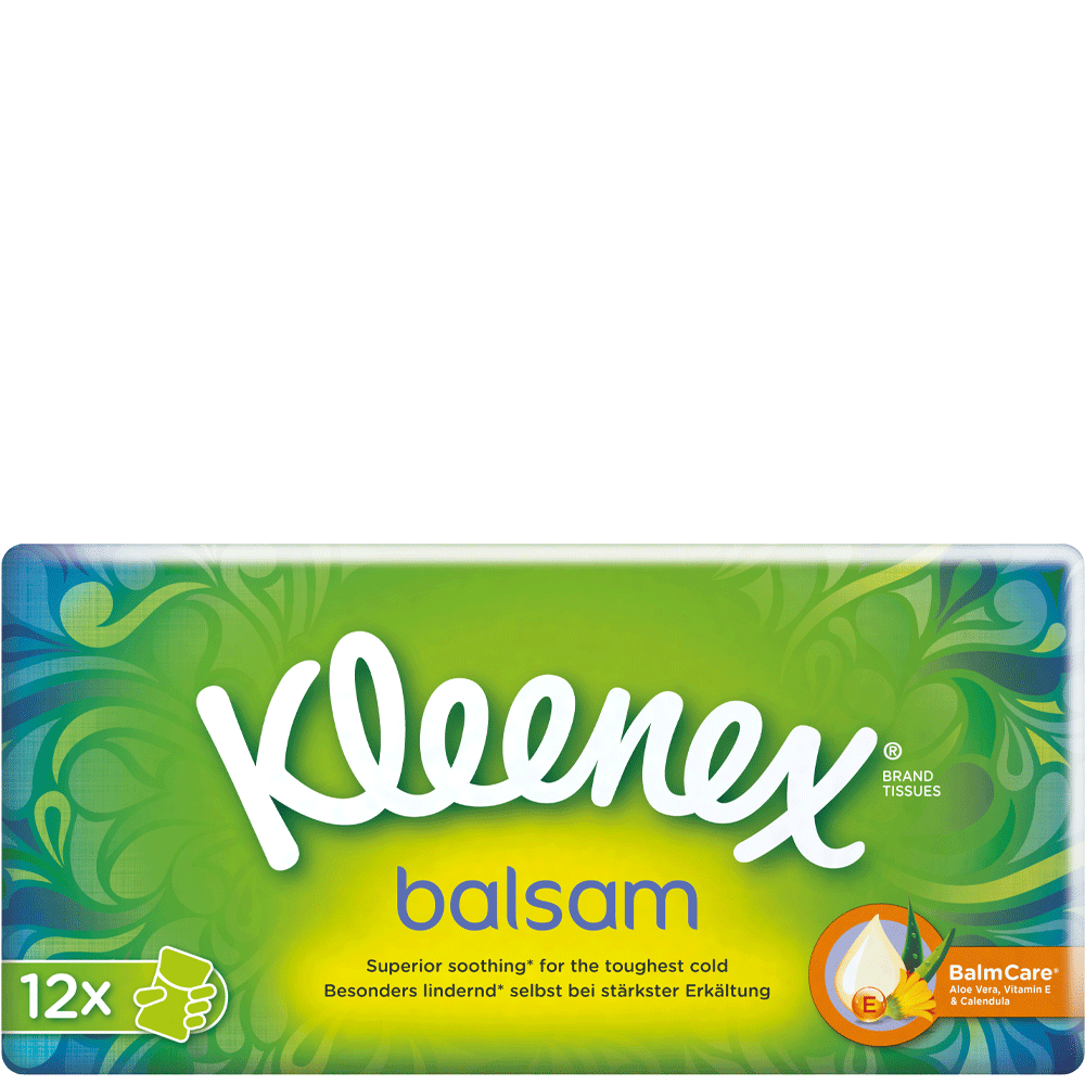 Bild: Kleenex Taschentücher Balsam Aloe Vera
