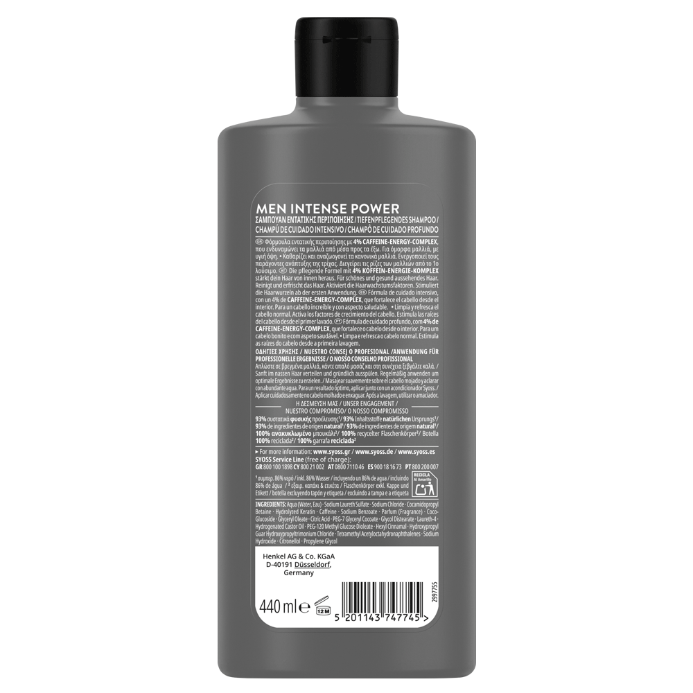 Bild: syoss Men Shampoo Intense Power 