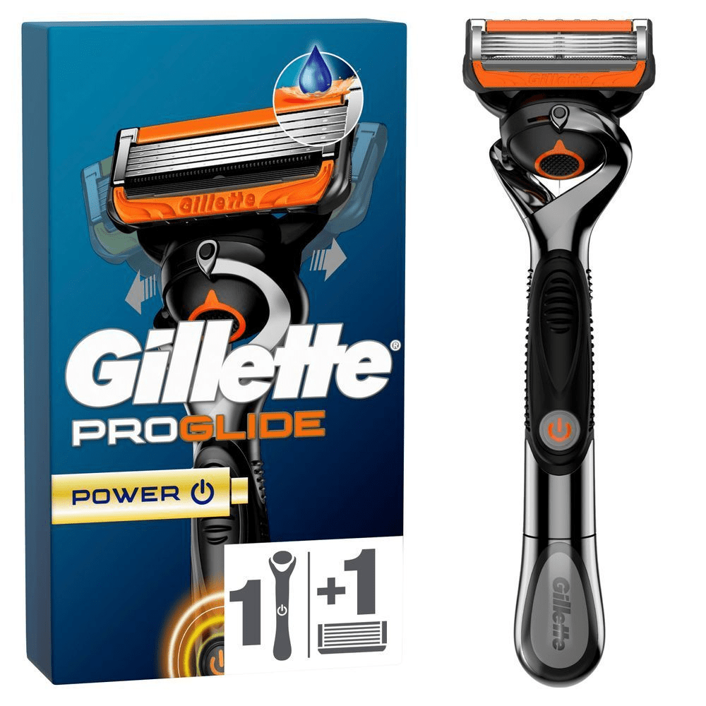 Bild: Gillette Fusion5 Proglide Power Rasierer mit Ersatzklingen Für Männer 