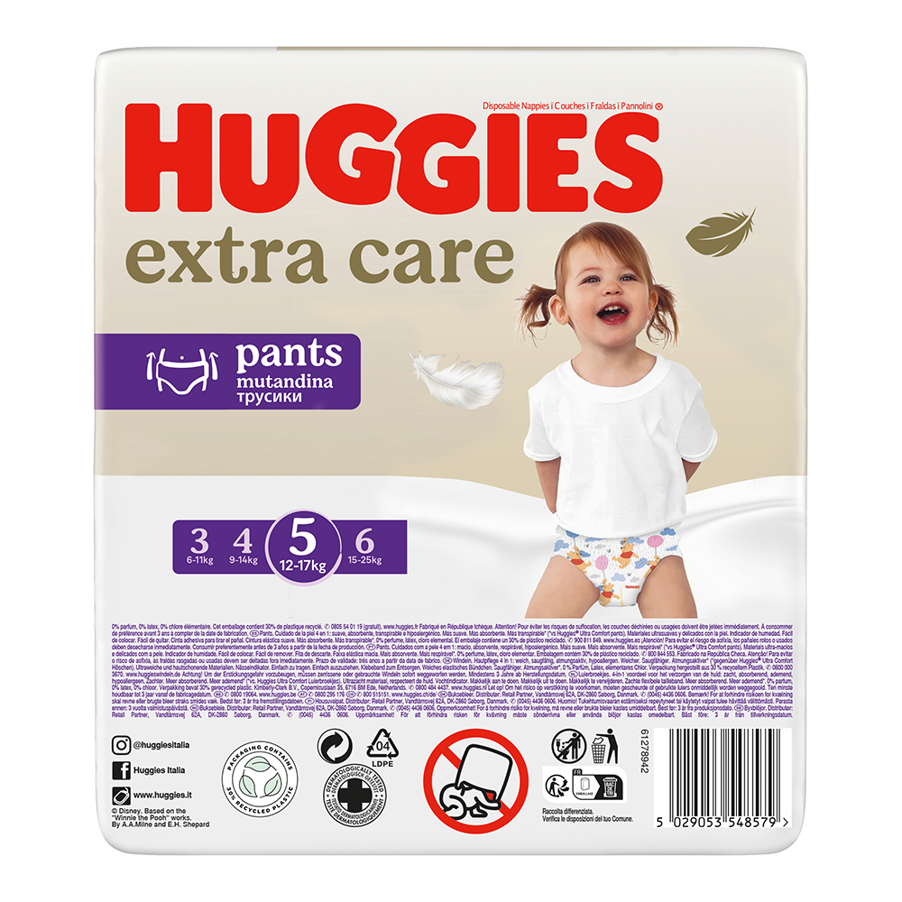 Bild: Huggies Extra Care Pants Größe 5, 12kg - 17kg