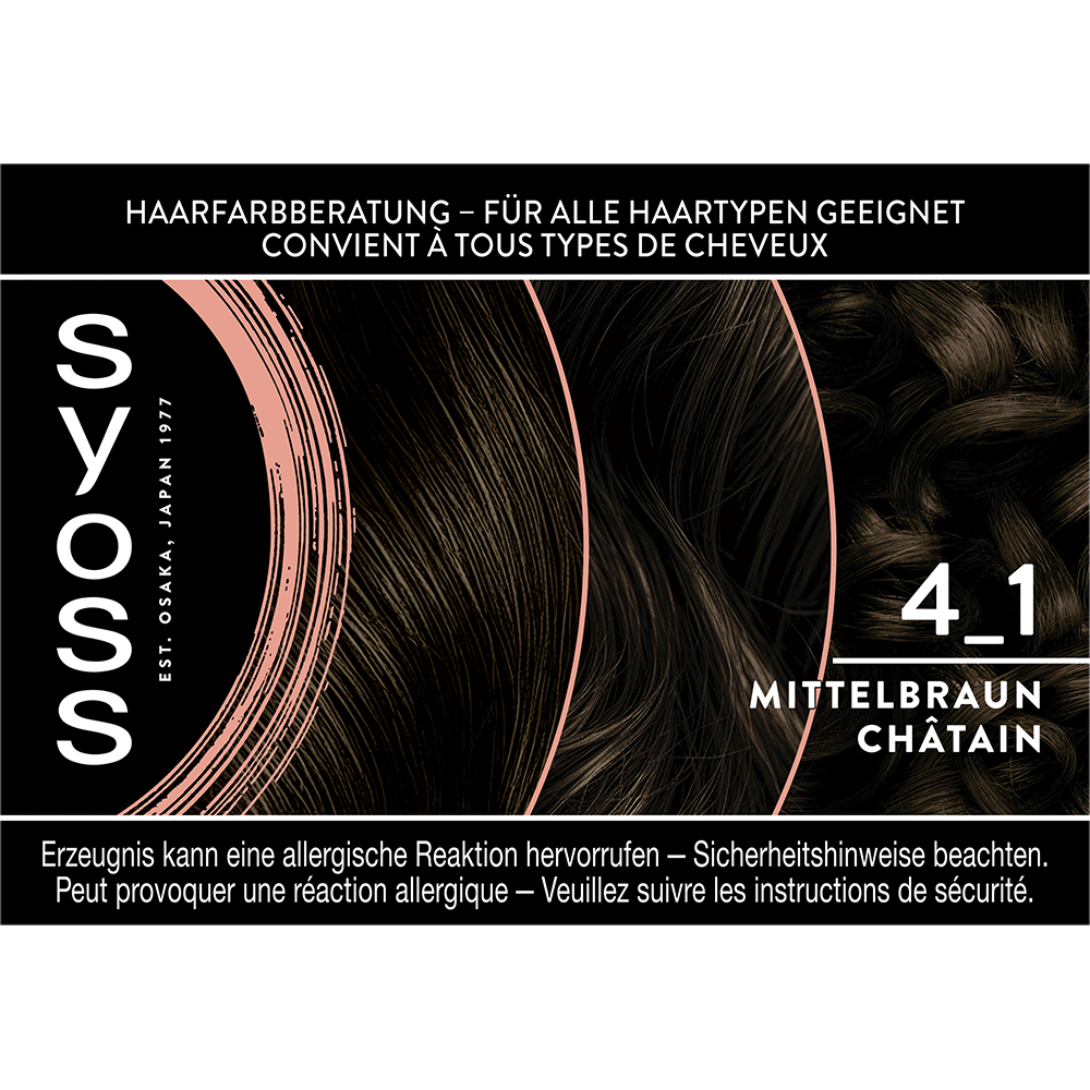 Bild: syoss Permanente Coloration mittelbraun