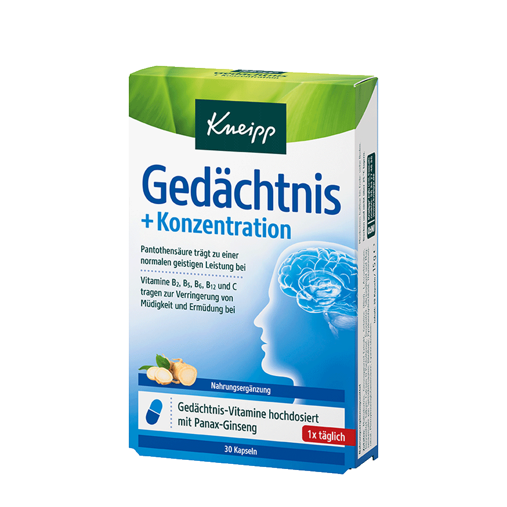 Bild: Kneipp Gedächtnis + Konzentration