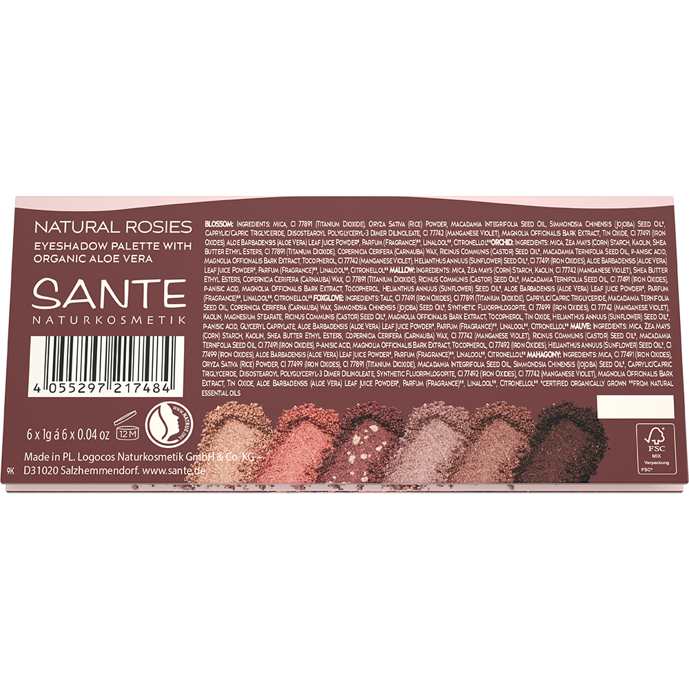 Bild: SANTE Lidschattenpalette Rosy Shades 01