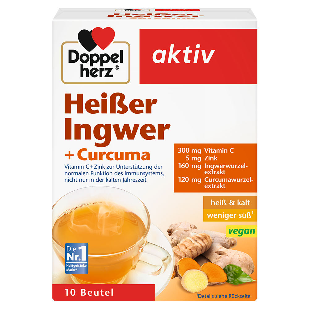 Bild: DOPPELHERZ Heißer Ingwer + Curcuma
