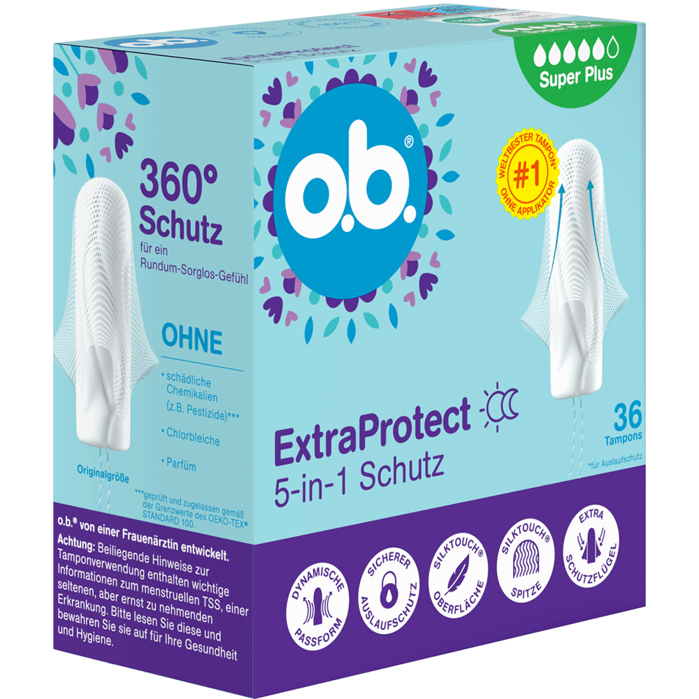 Bild: o.b. Extra Protect Tampons Super+ 