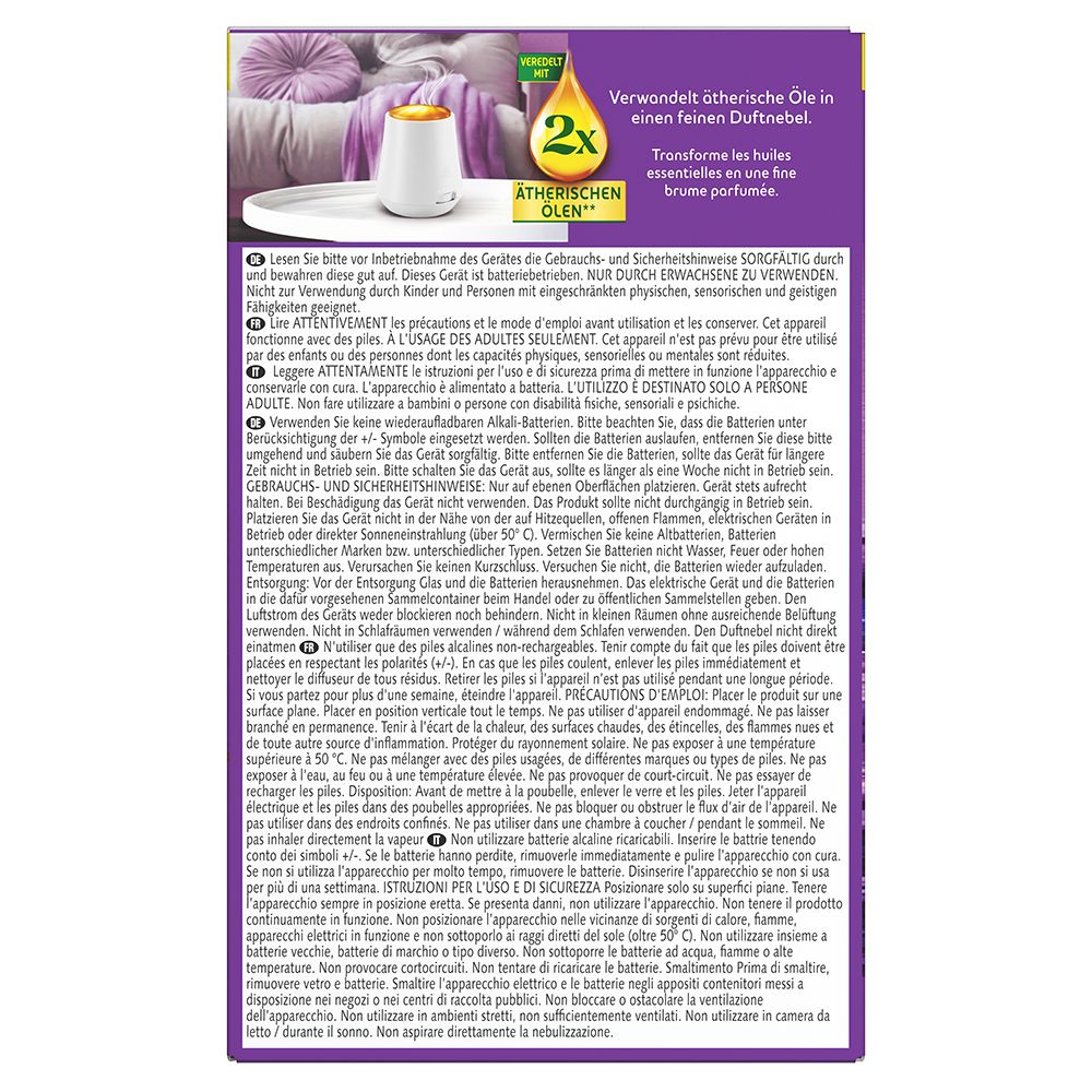 AIRWICK Aroma Öl Diffuser Starter Set Bergamotte und Lavendel online kaufen