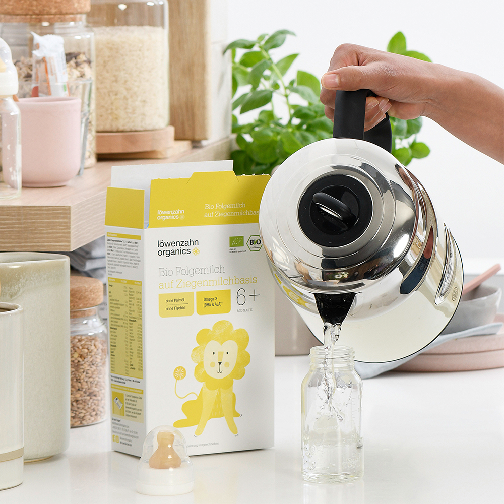Bild: Löwenzahn organics Bio Folgemilch auf Ziegenmilchbasis
