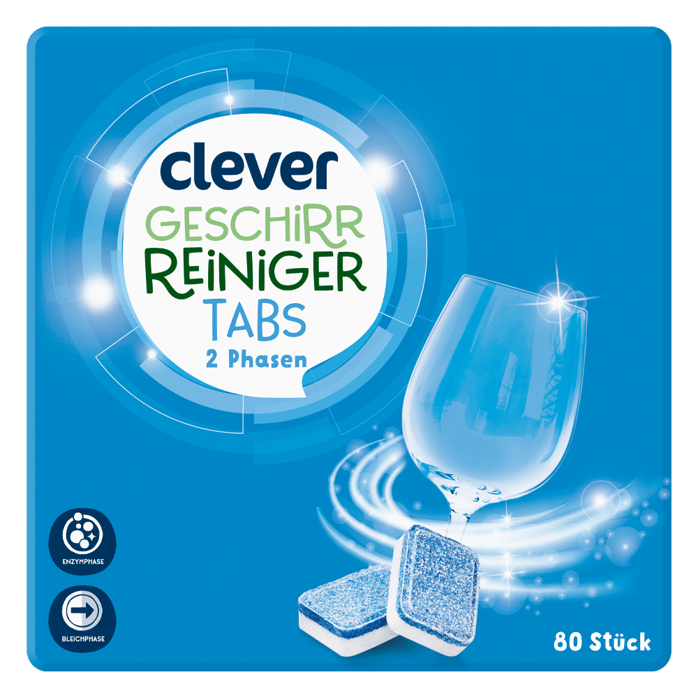 Bild: clever Geschirr Reiniger Tabs 