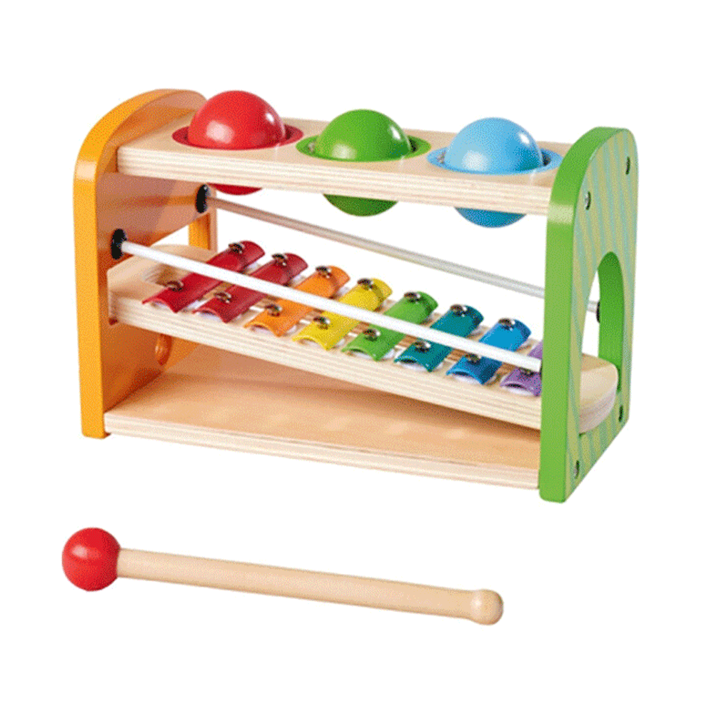 Bild: Eichhorn Xylophon Klopfbank 