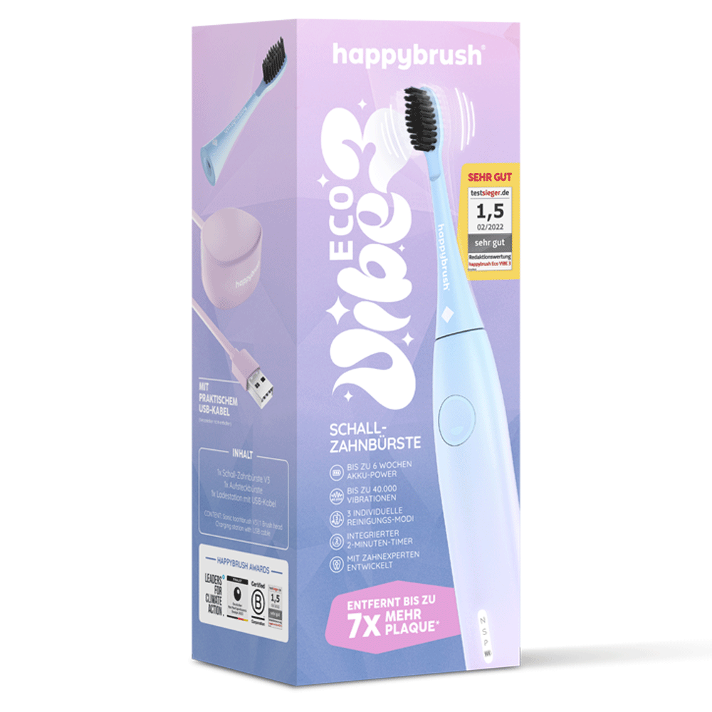 Bild: happybrush Schallzahnbürste Eco Vibe3