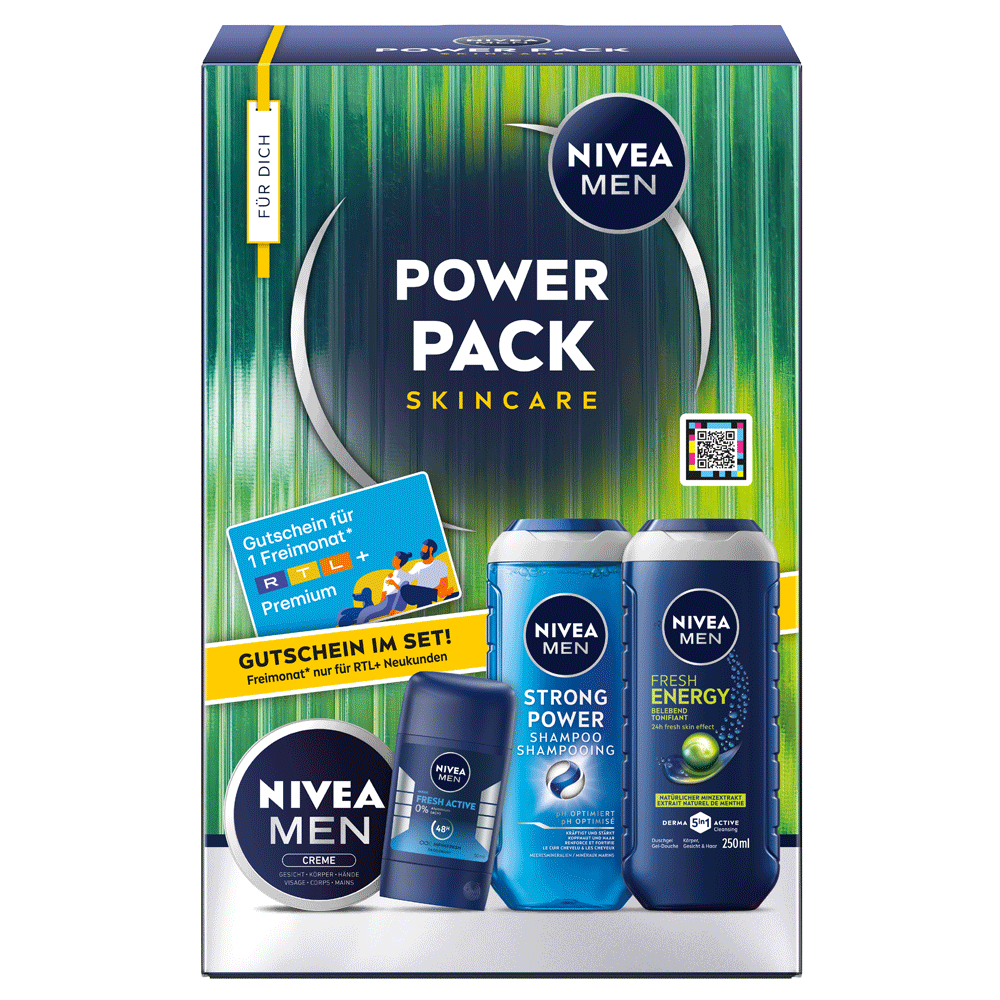 Bild: NIVEA MEN Geschenset Power Pack 