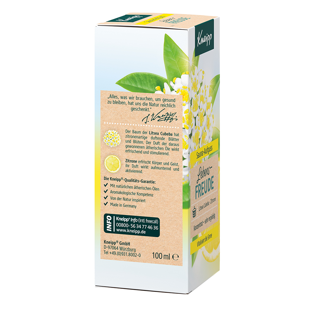 Bild: Kneipp Sauna-Aufguss Lebensfreude 