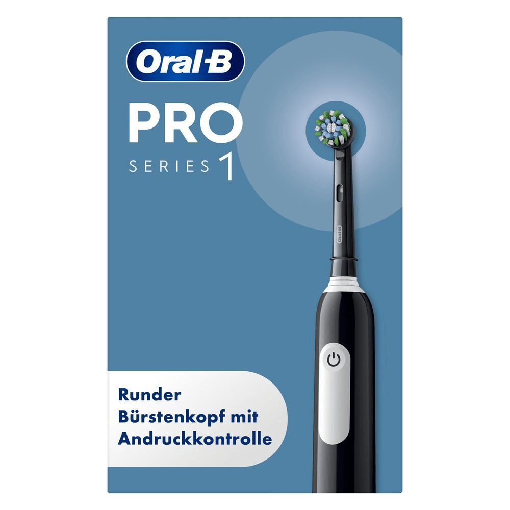 Bild: Oral-B Pro Series 1 Elektrische Zahnbürste, Reiseetui, Black