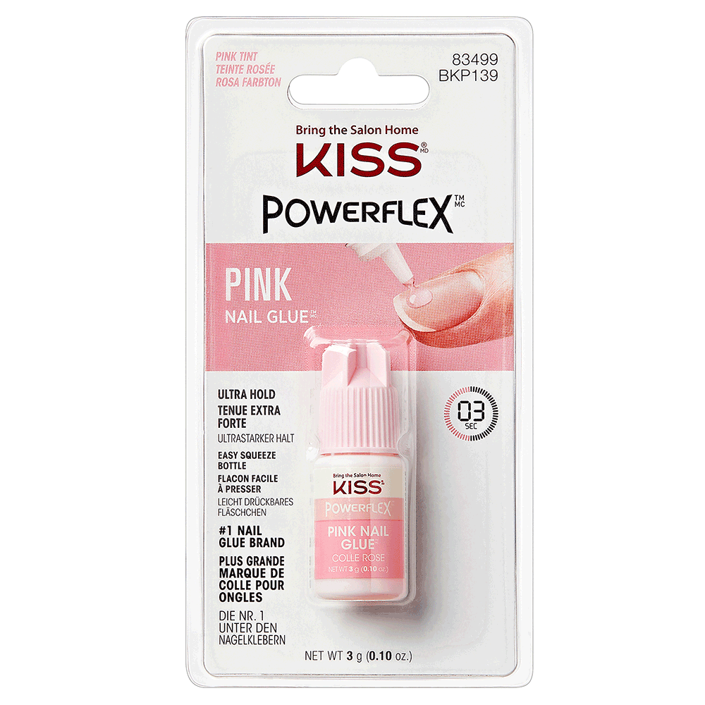 Bild: KISS Powerflex Nagelkleber Pink