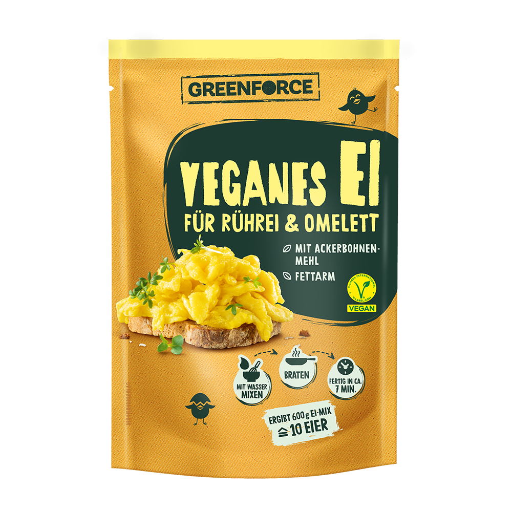 Bild: Greenforce Veganes Ei für Rührei und Omlett