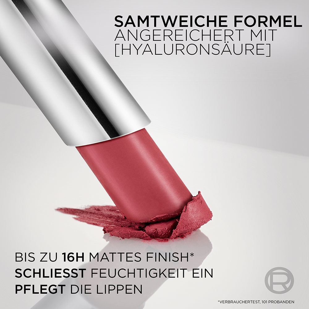Bild: L'ORÉAL PARIS Mugler Power Matte Lipstick 01