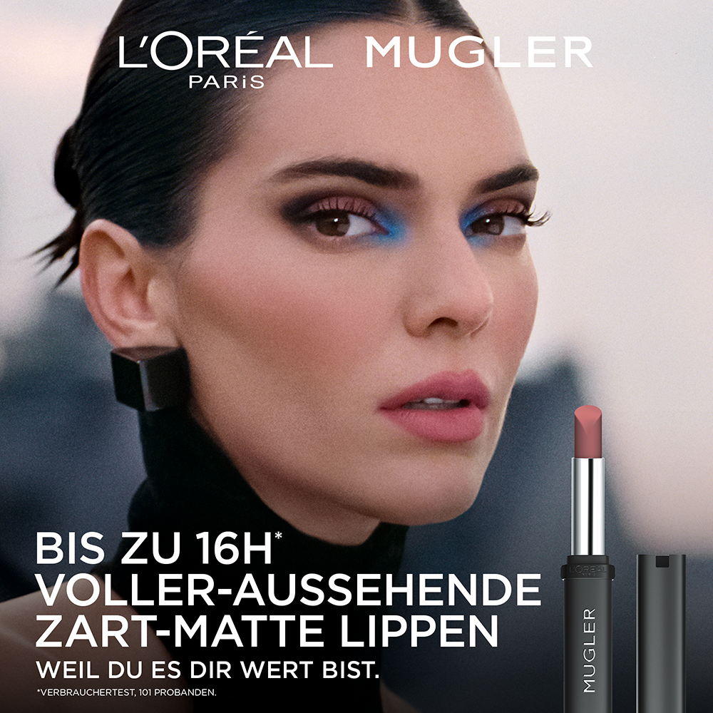 Bild: L'ORÉAL PARIS Mugler Power Matte Lipstick 01