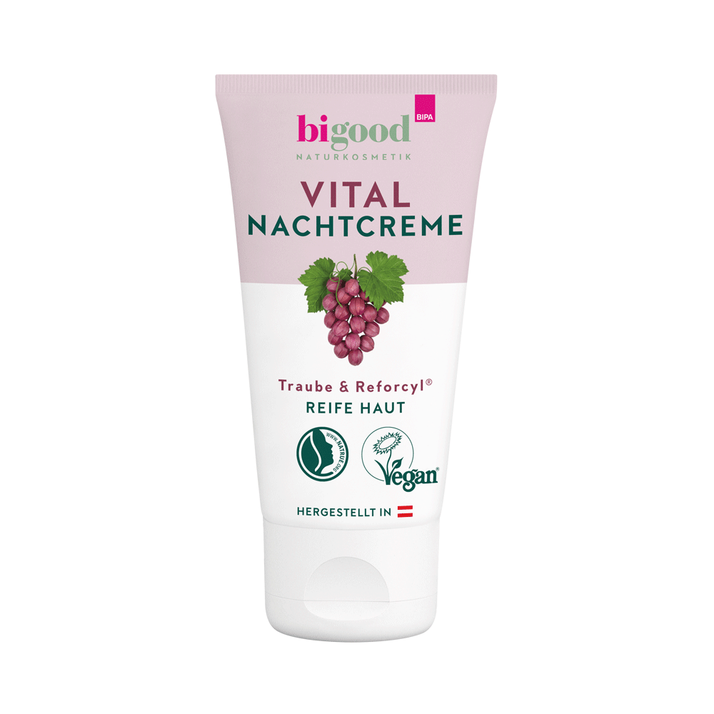 Bild: bi good Vital Nachtcreme Traube & Reforcyl
