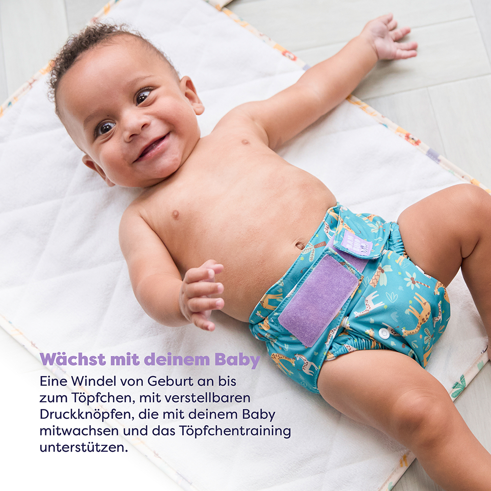 Bild: bambino mio Stoffwindel Trio Wilde Abenteuer 