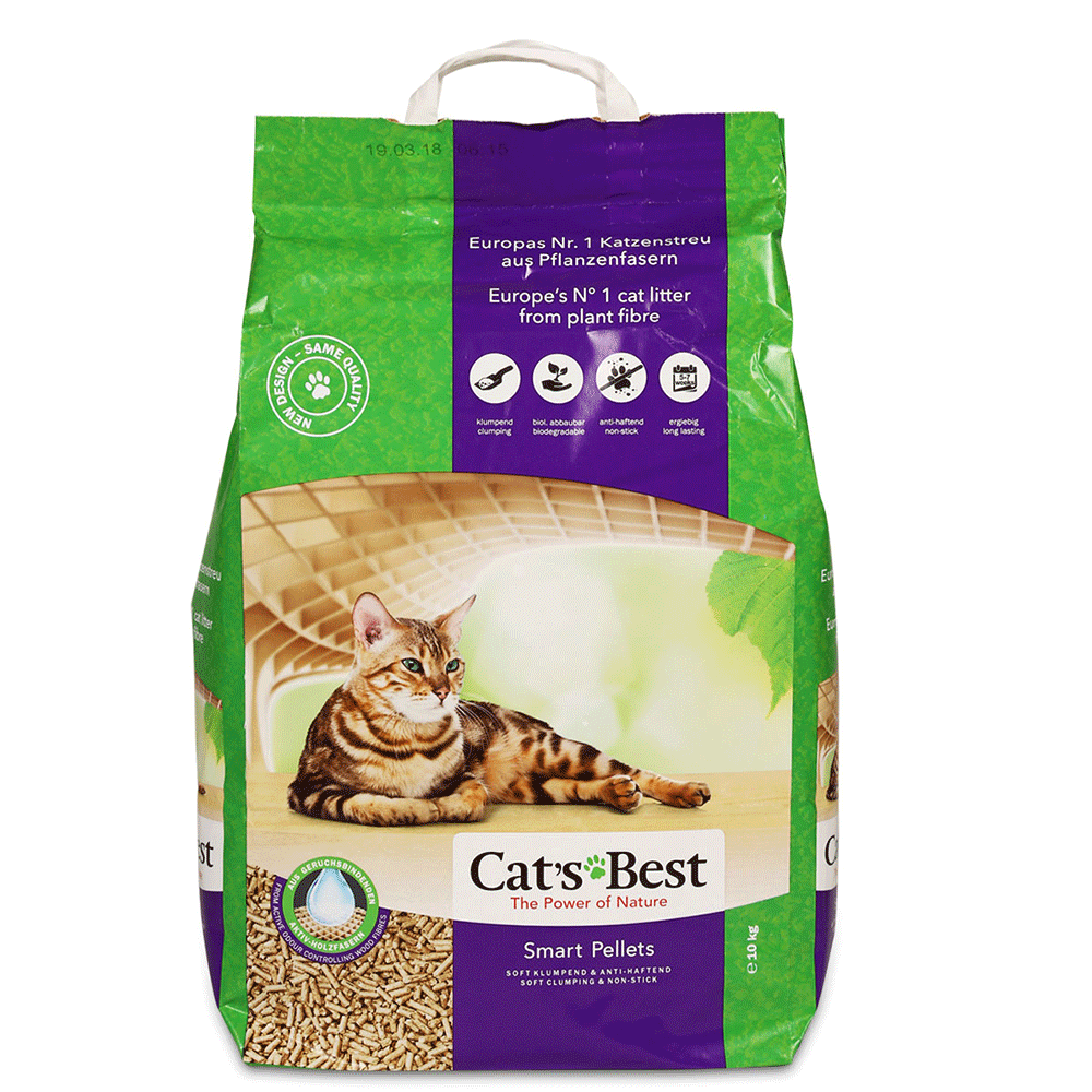 Bild: Cat's Best Smart Pellets Öko-Katzenstreu 