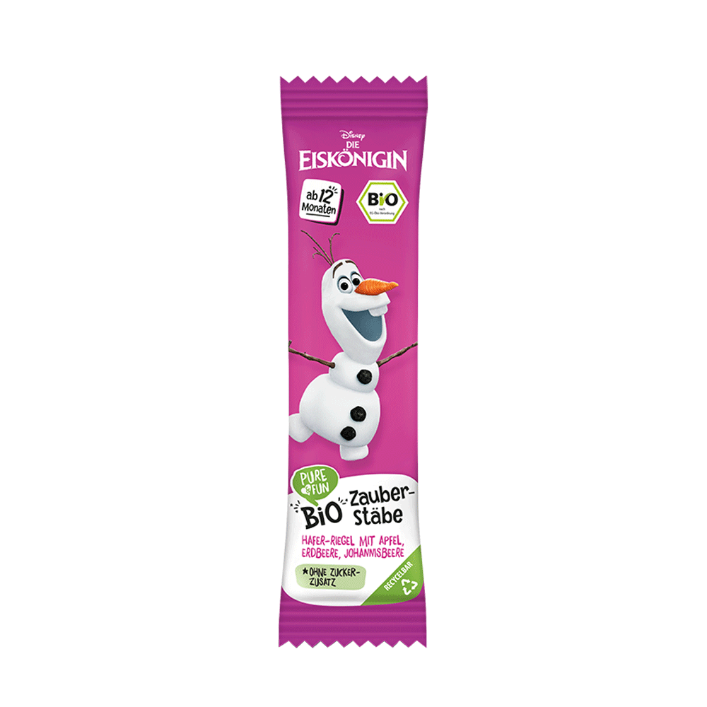 Bild: Pure & Fun Disney Bio Zauberstäbe Hafer-Riegel
