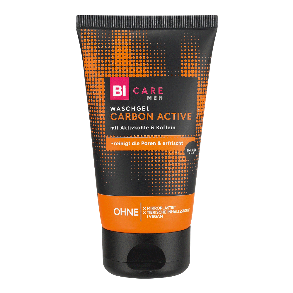 Bild: BI CARE MEN Waschgel Carbon Active