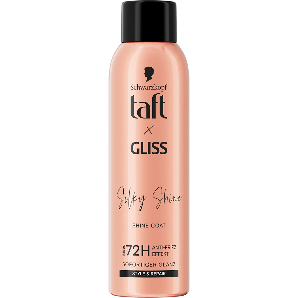 Bild: Schwarzkopf taft X Gliss Shine Coat Silky Shine