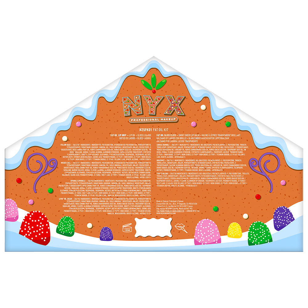 Bild: NYX Professional Make-up Fat Gingerbread House Kit 