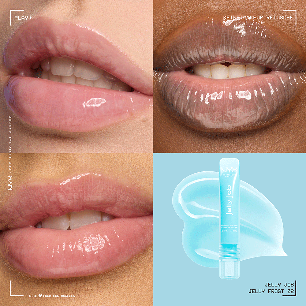 Bild: NYX Professional Make-up Jelly Job Lip Gloss Jelly Frost 2