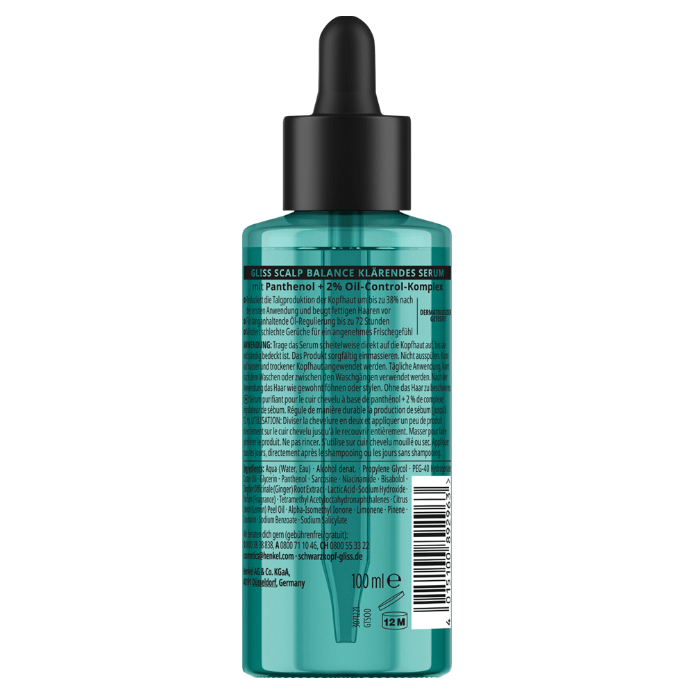Bild: Schwarzkopf GLISS Serum Scalp Balance Kopfhautpflege